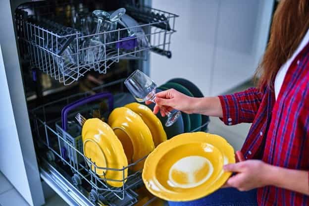 Loading Plates in a Dishwasher