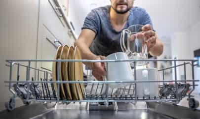 Arranging the Dishes in the Dishwasher